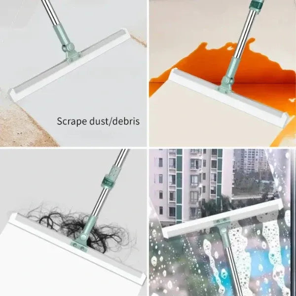 Gharsense™ FlexiWipe Pro – 180° Rotating Silicone Floor Wiper