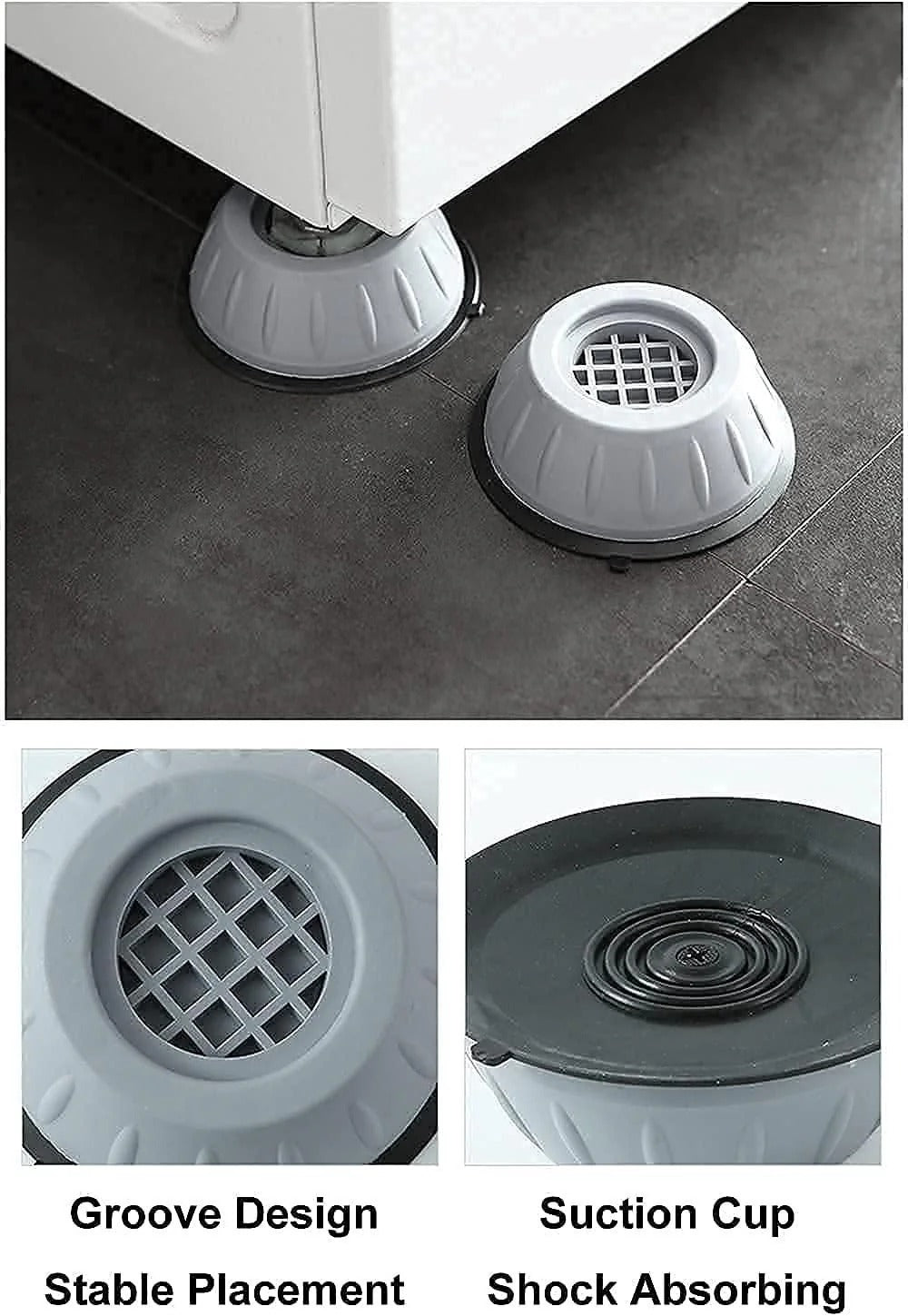 Anti-Vibration Pads for Washing Machine - PACK OF 4 - 50% OFF