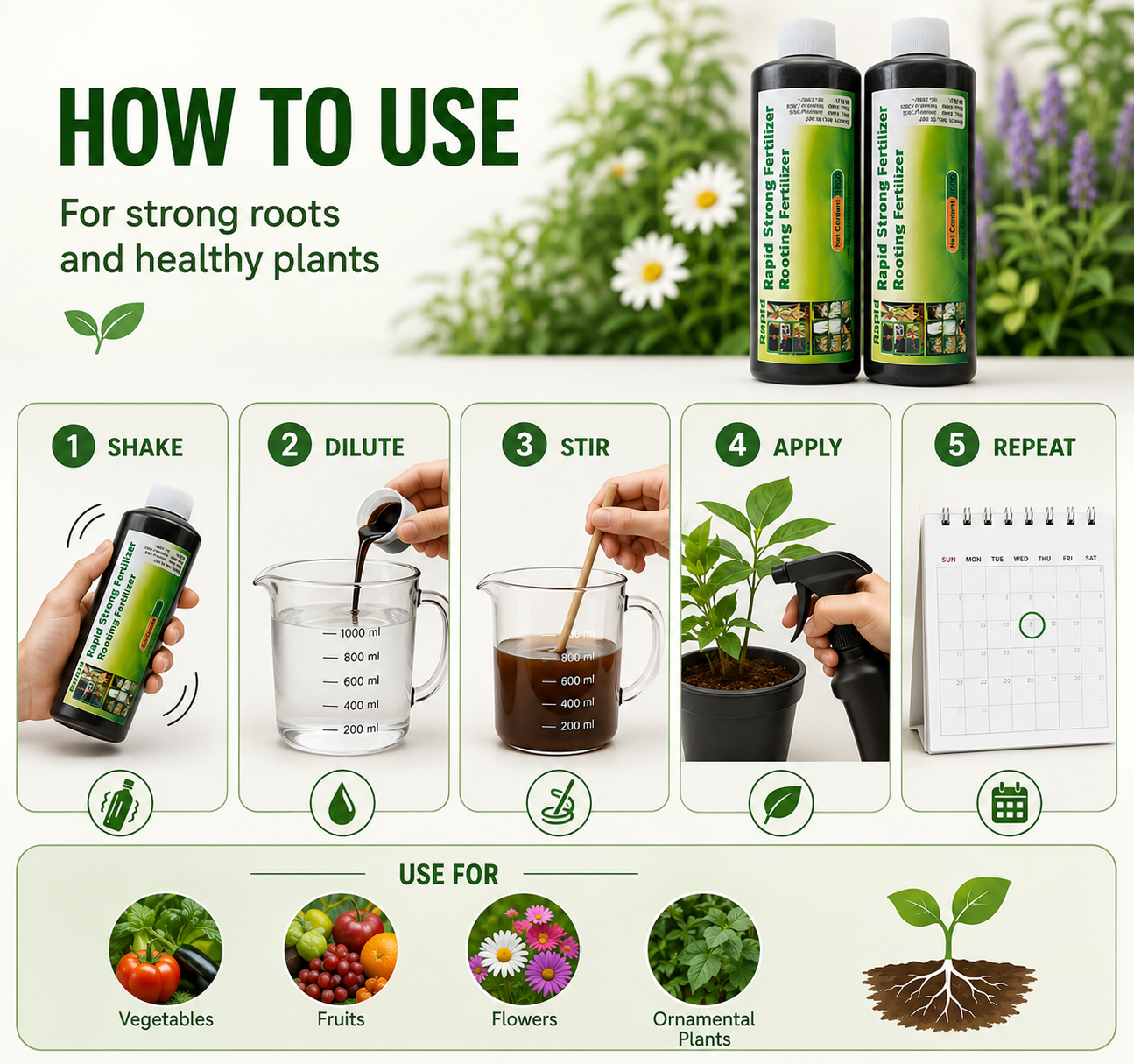 Rapid Strong Rooting Fertilizer pack of 2