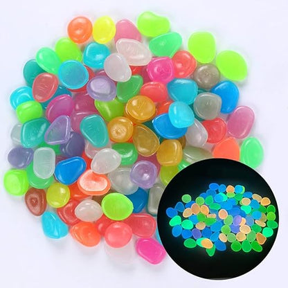 💥LAST DAY SALE 50%OFF💥🌈Colorful Glow-in-the-Dark Garden Stones - 100 pcs