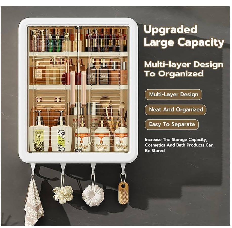 ✨ Minimalist Wall-Mounted Bathroom Storage Box