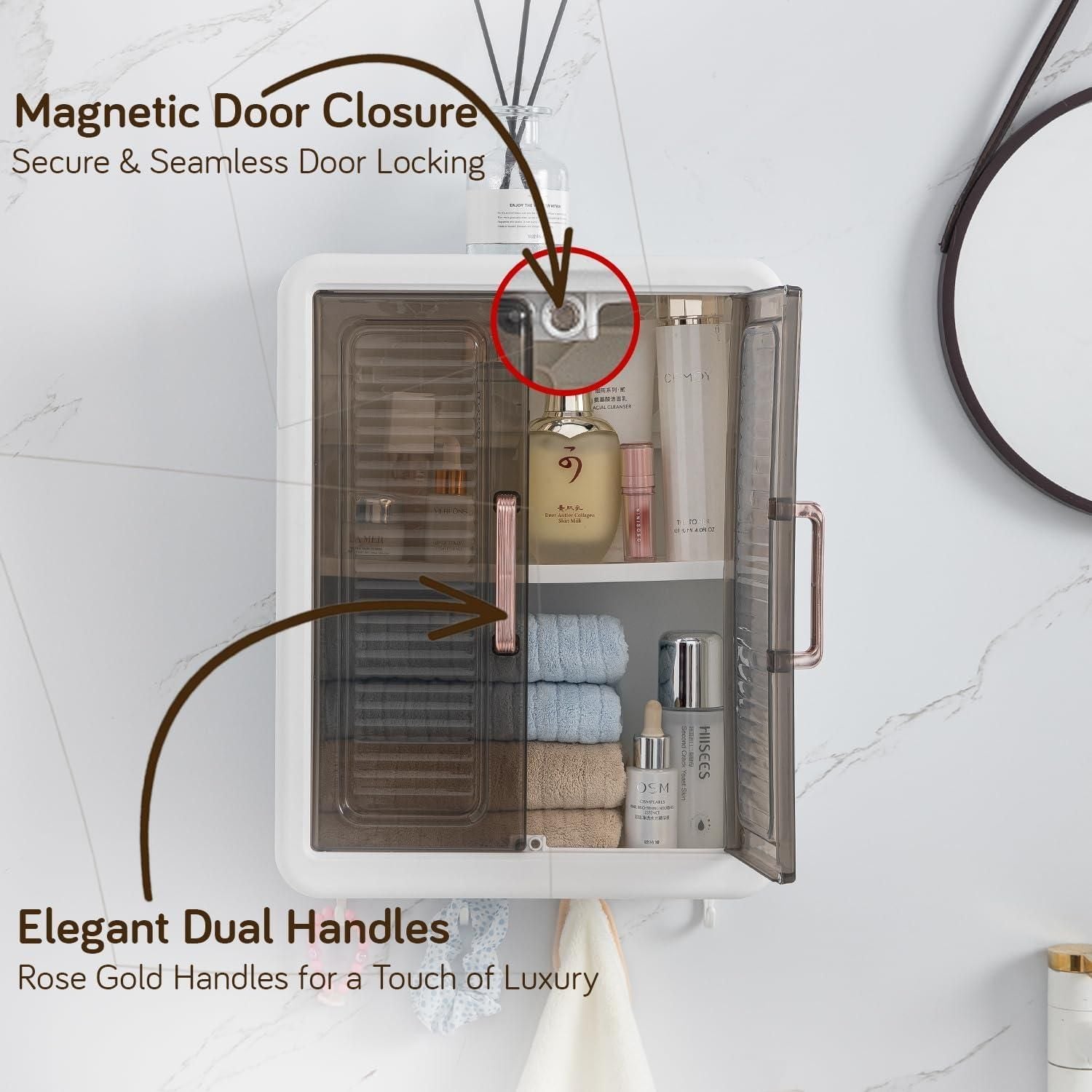 ✨ Minimalist Wall-Mounted Bathroom Storage Box