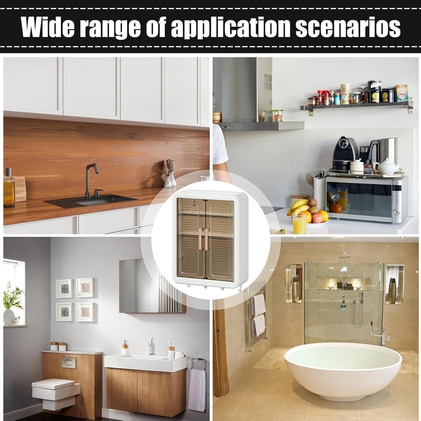 ✨ Minimalist Wall-Mounted Bathroom Storage Box