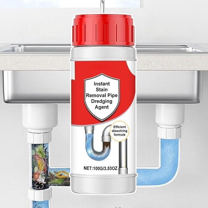 Instant Stain Removal Pipe Dredge Agent 100gm (Pack of 1)
