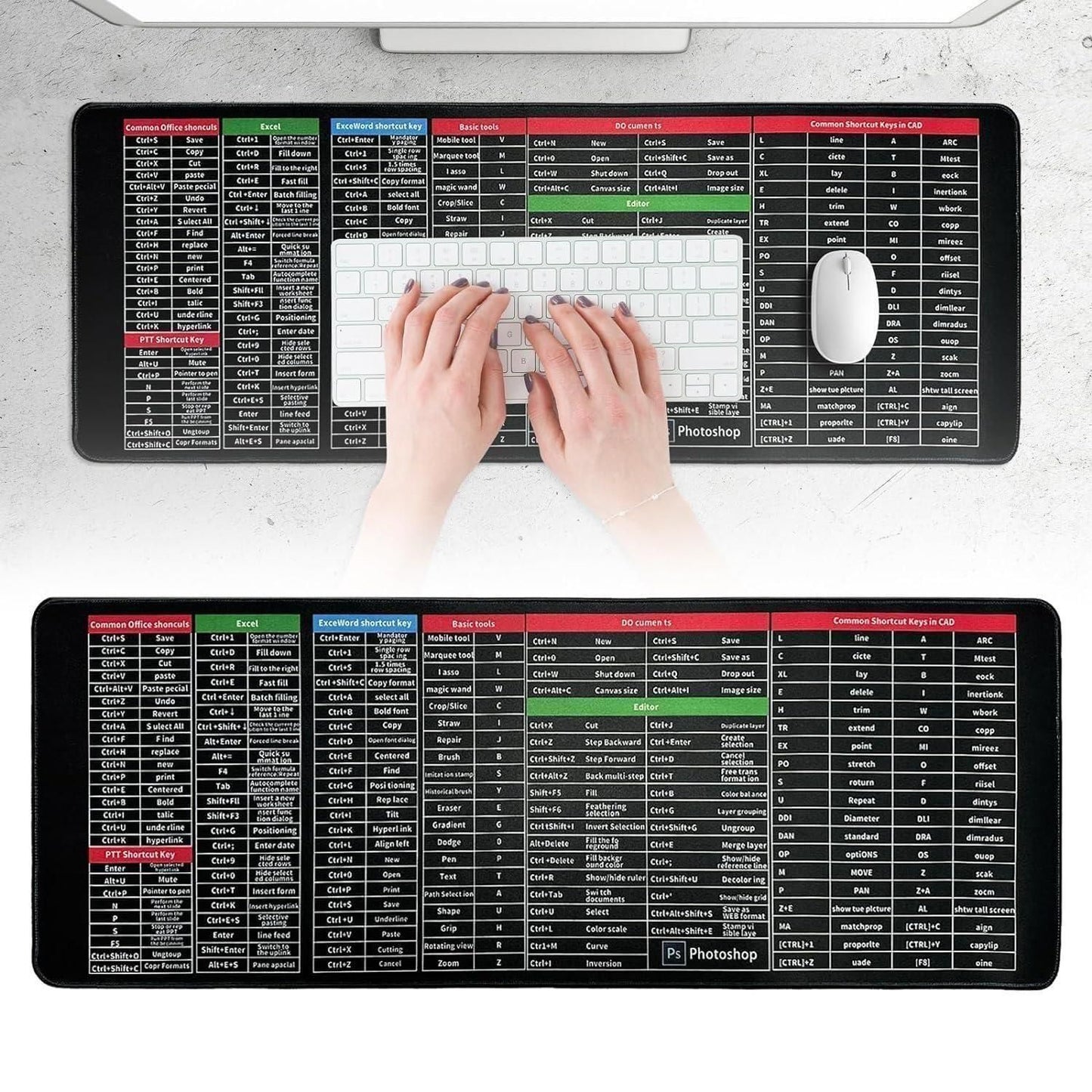 Obsidian™ Extended Desk Mat – Buy 1 Get 1 Free