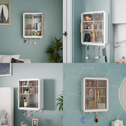 ✨ Minimalist Wall-Mounted Bathroom Storage Box