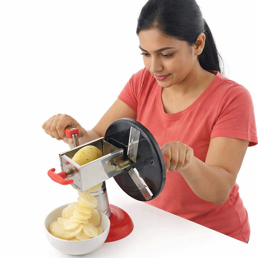 GharSense™ Stainless Steel Potato Wafer Maker