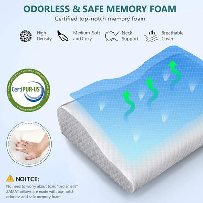 Foam Pillow for Neck Pain Relief - CL-VI-536