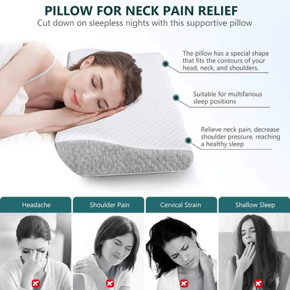 Foam Pillow for Neck Pain Relief - CL-VI-536