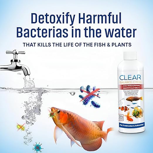 Fish Tank Cleaner Liquid - Automatic Aquarium Water Clarifier (Pack of 2)