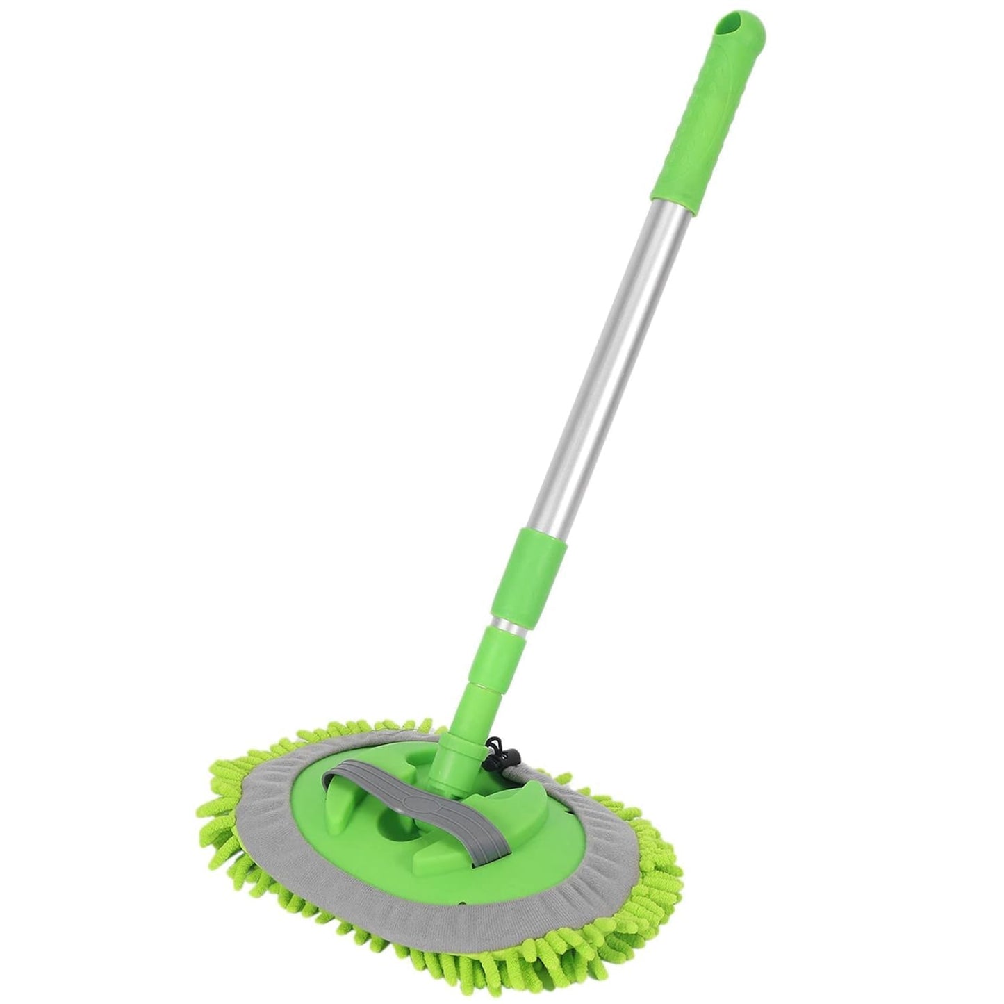 Gharsense™ Curved Car Cleaning Brush with Extendable Telescopic Handle