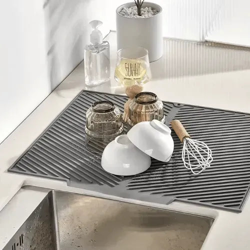 Silicone Dish Drying Mat for Kitchen