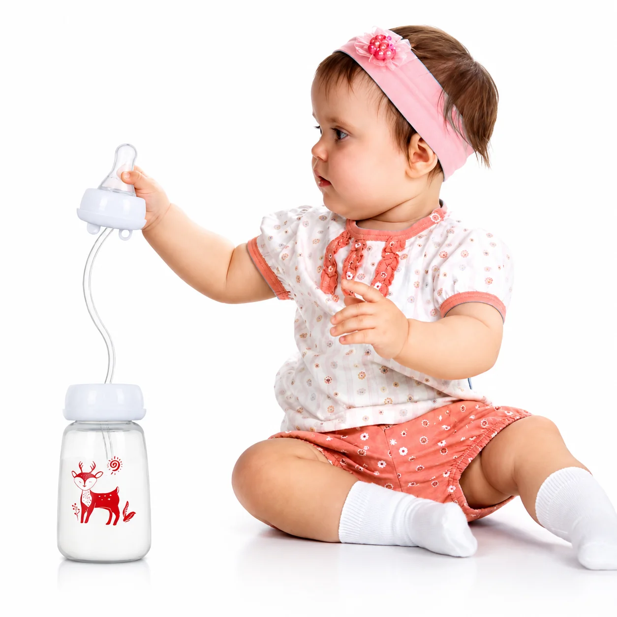 BabyNest Hands-Free Feeding Bottle ⭐