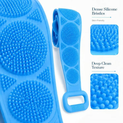 Silicone Exfoliating Body Scrubber Belt – Set of 2