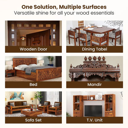 Gharsense WoodGlow™ Furniture Polish & Shiner