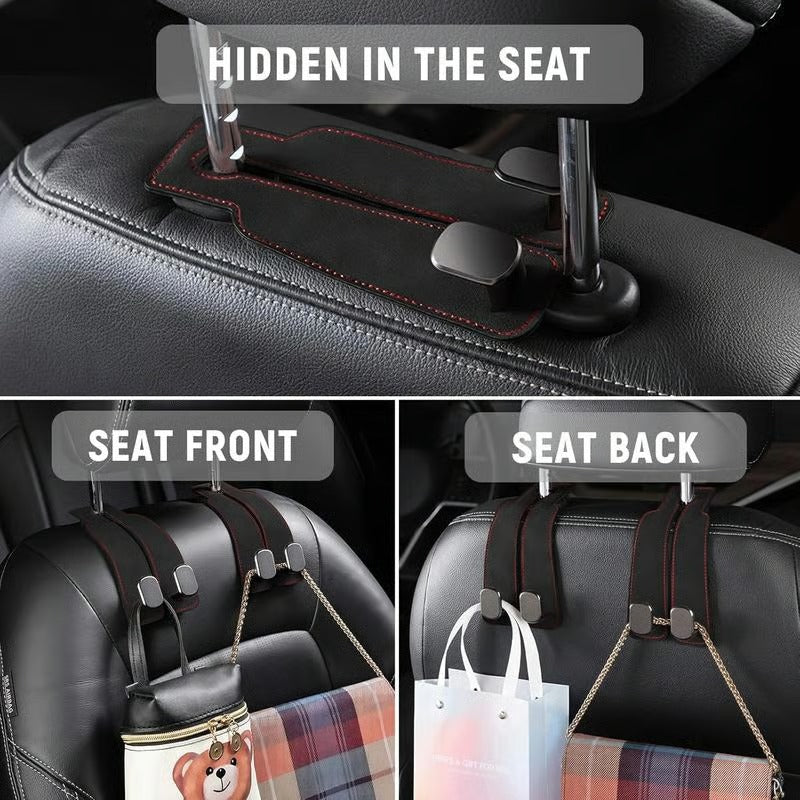 🔥🚗Car Seat Back Storage Hook 💥Double Hook Holder for Convenient Storage - Pack of 2