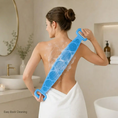 Silicone Exfoliating Body Scrubber Belt – Set of 2