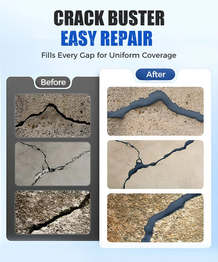 🏠💪 CrackFix Pro™ | Heavy Duty Waterproof Concrete Crack Repair Adhesive 💧🔧 (100g × 2)