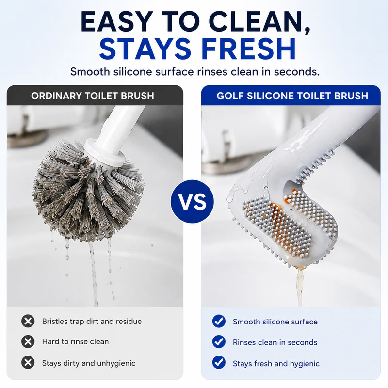 Gharsense™  Ultimate Toilet Cleaning Golf Brush © ( BUY 1 GET 1 FREE )
