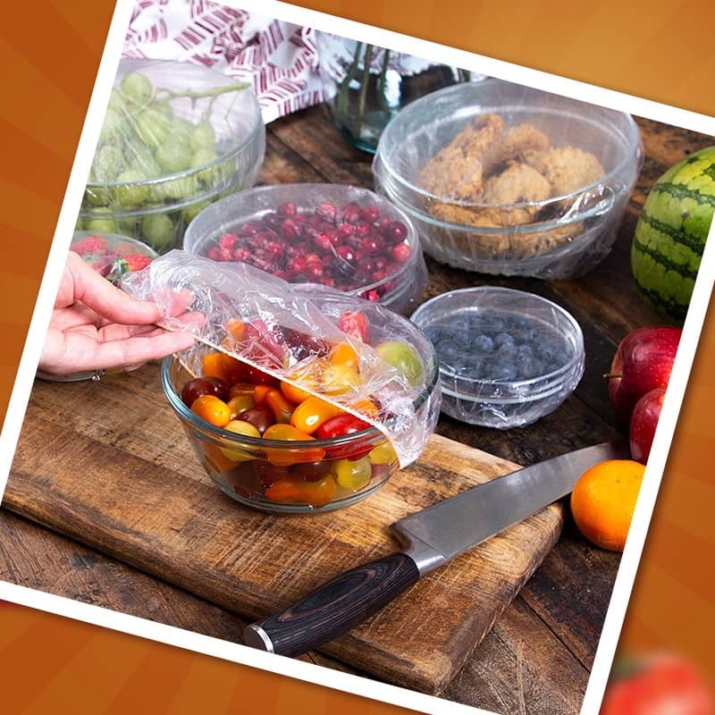 Disposable Elastic Food Covers (100 Pcs) -  🎉 Buy 50 Get 50 FREE