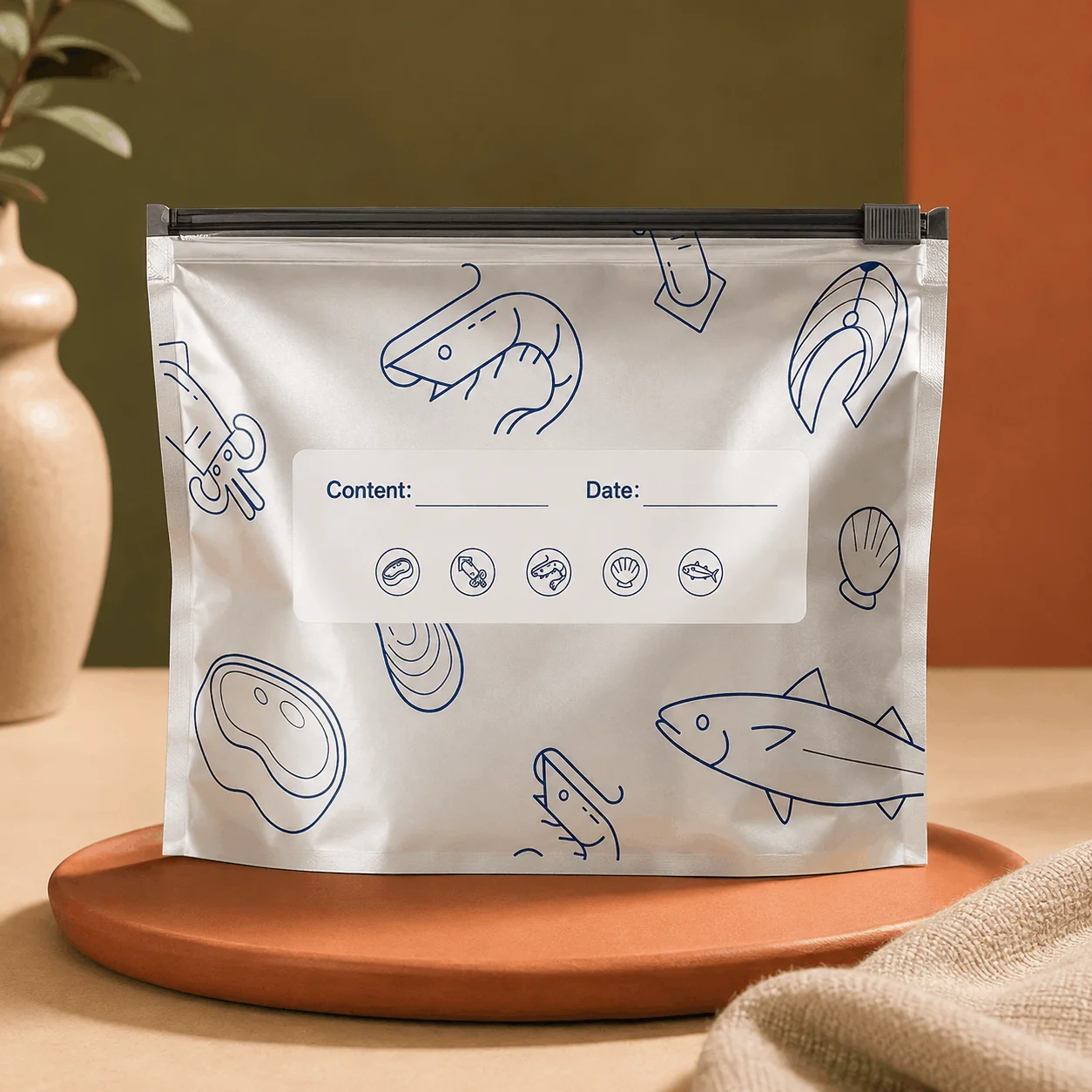 Reusable upto 10,000+ times -Food Storage Pouches (Pack of 20)