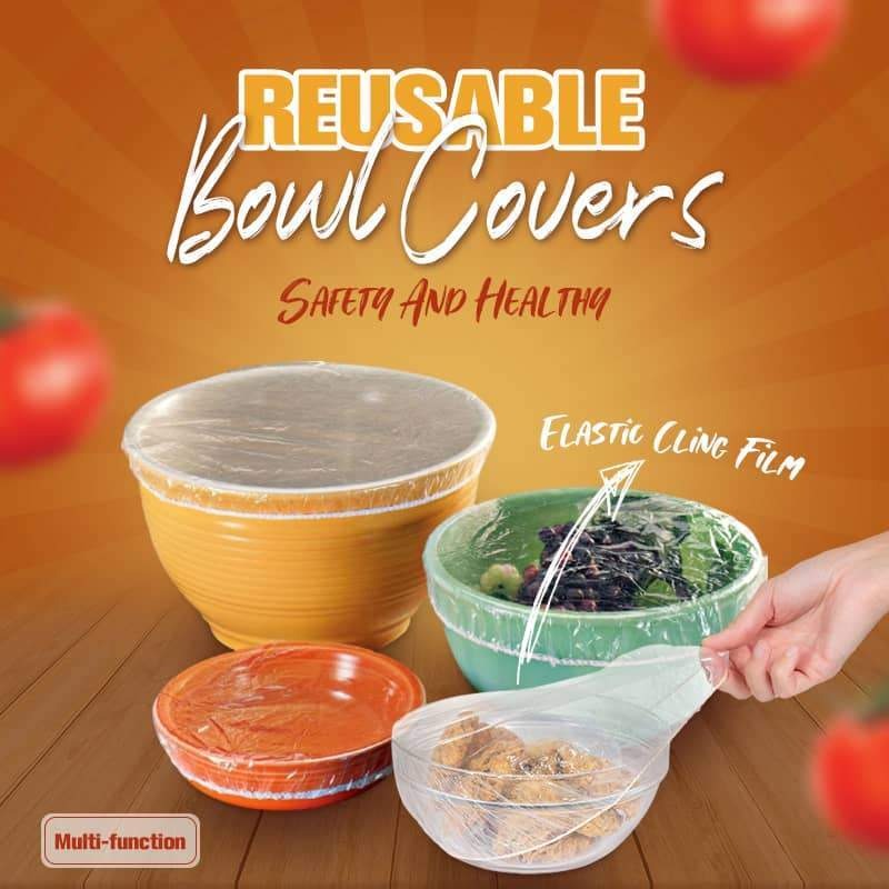 Disposable Elastic Food Covers (100 Pcs) -  🎉 Buy 50 Get 50 FREE