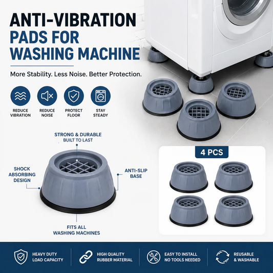 Anti-Vibration Pads for Washing Machine - PACK OF 4 - 50% OFF
