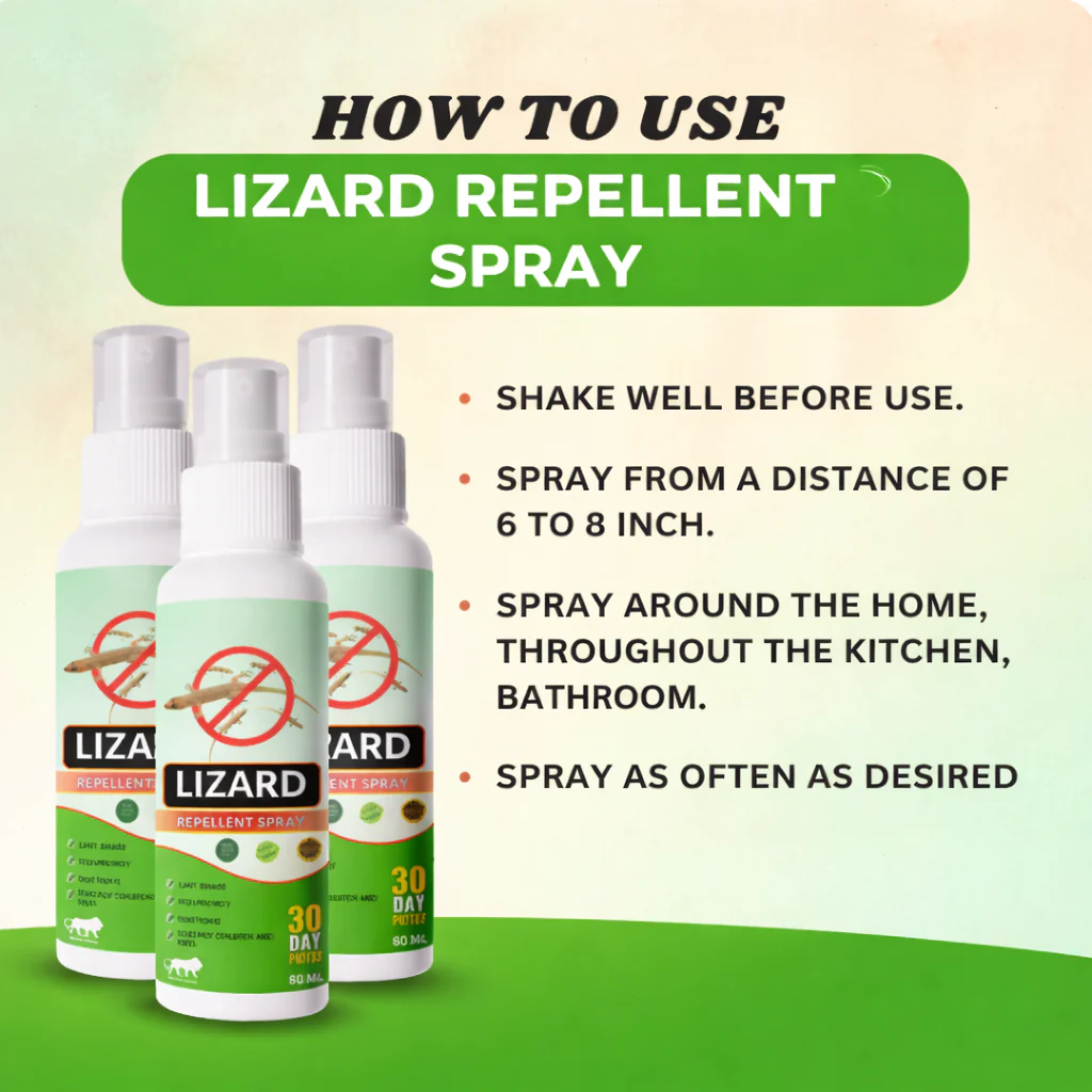 🦎 Gharsense Lizard Repellent Spray Buy 1 Get 2 FREE