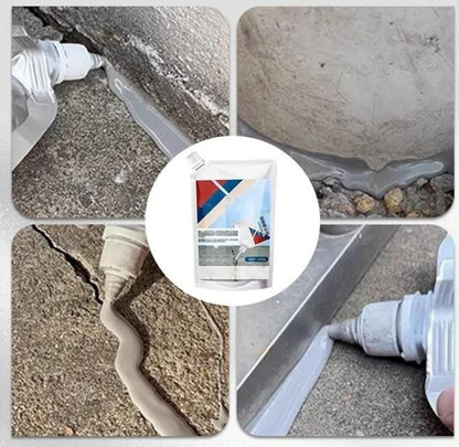 🏠💪 CrackFix Pro™ | Heavy Duty Waterproof Concrete Crack Repair Adhesive 💧🔧 (100g × 2)