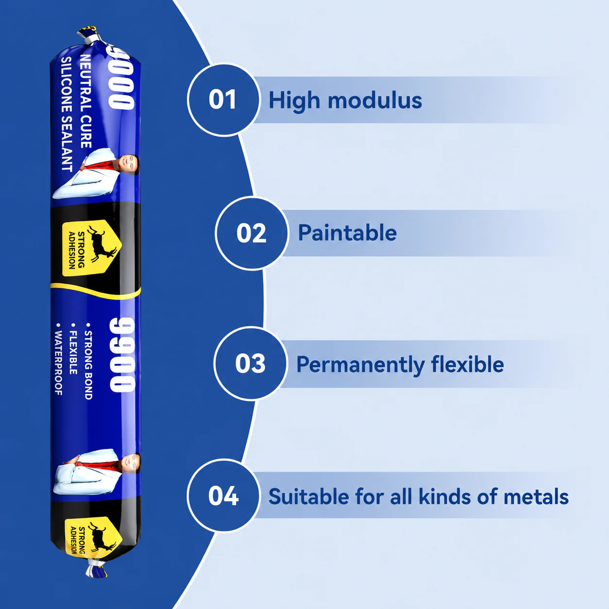 Gharsense LeakGuard™ Waterproof Silicone Sealant
