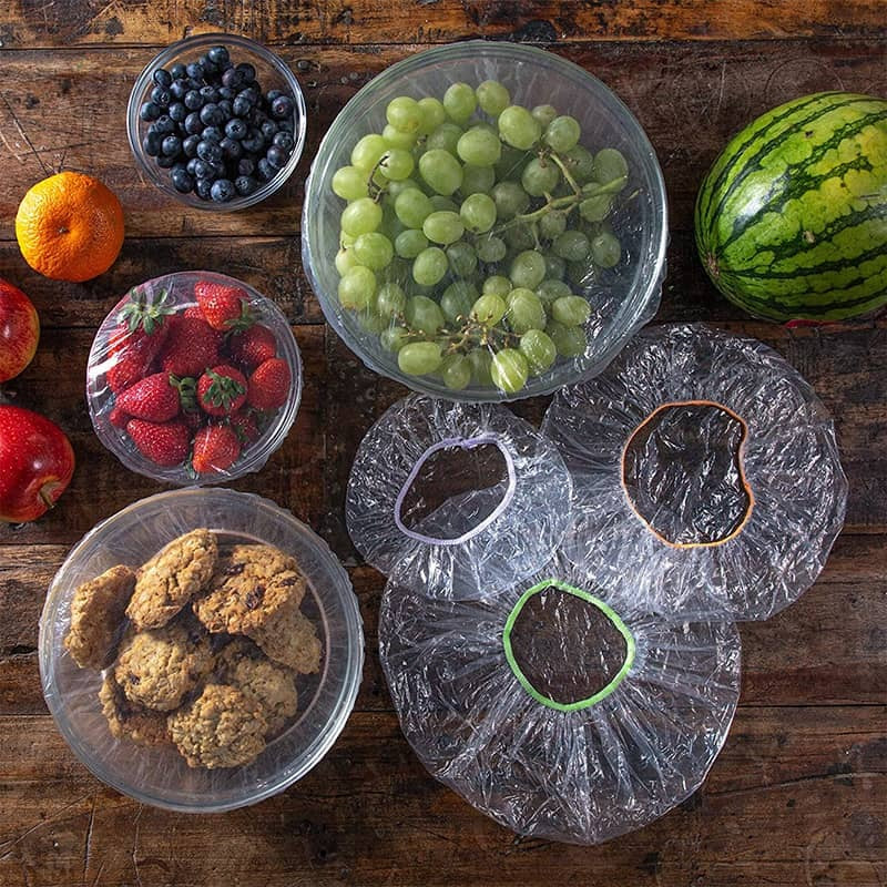 Disposable Elastic Food Covers (100 Pcs) -  🎉 Buy 50 Get 50 FREE