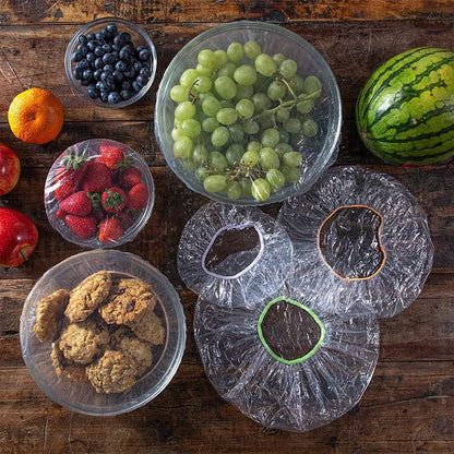 Disposable Elastic Food Covers (100 Pcs) -  🎉 Buy 50 Get 50 FREE