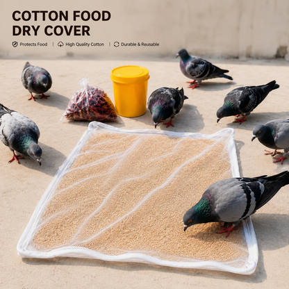 Premium Cotton Food Drying Cloth with Protective Mesh Net
