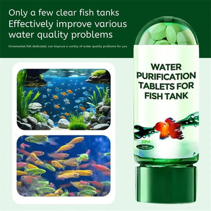 WATER PURIFICATION TABLETS FOR FISH TANK ( Pack of -1)