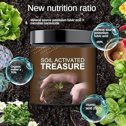 Plantaura Soil Activator – Rapid Growth Booster 100 Gram-Pack of 2